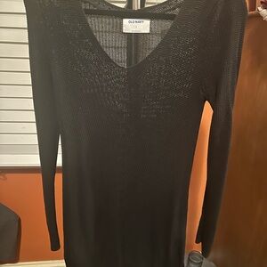 Old Navy Classic Black V-Neck Sweater